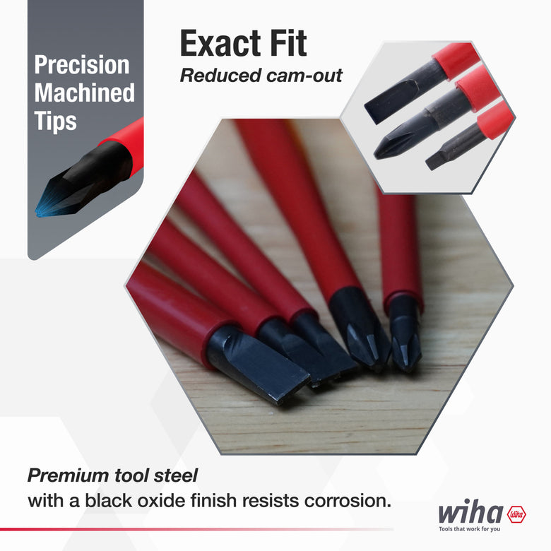 7 Piece Insulated SoftFinish Screwdriver Set