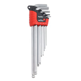 9 Piece ErgoStar Ball End Hex L-Key Set - Metric