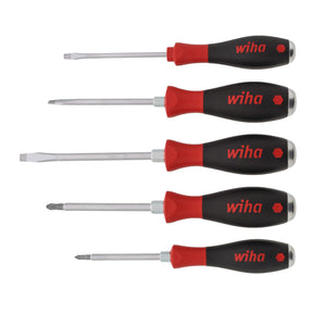 5 Piece SoftFinish XHeavy Duty Slotted and Phillips Screwdriver Set