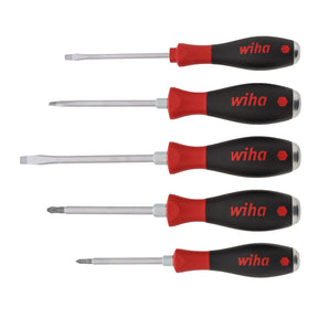 5 Piece SoftFinish X Heavy Duty Slotted and Phillips Screwdriver Set