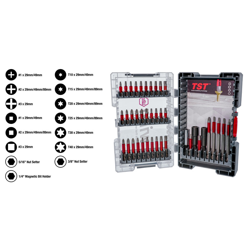 Wiha 76884, MaxxTor Impact Bit Set 40 pc.