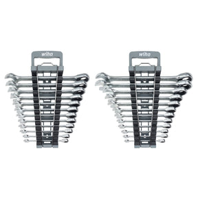 24 Piece Combination Ratchet Wrench Set - Metric and SAE