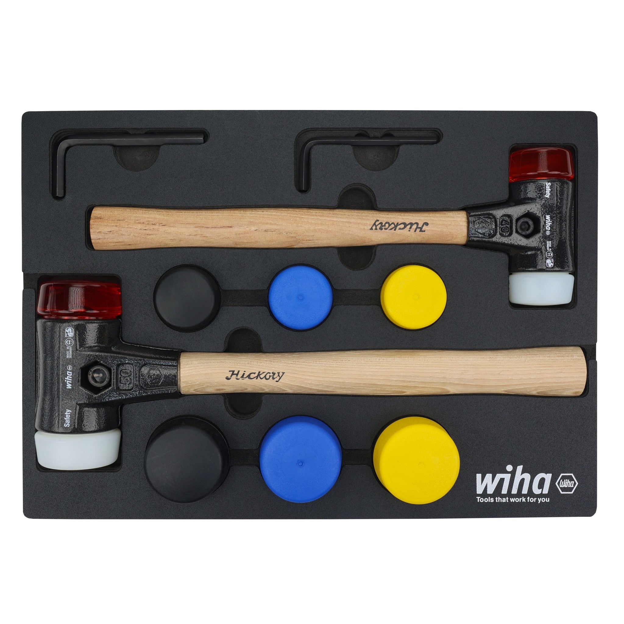 Wiha 83270 Split Head Mallet Foam Tray 14 Piece Set Wiha 83270 split head mallet foam tray 14 piece set
