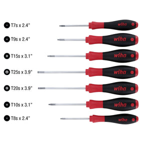 7 Piece SoftFinish Security Torx Set