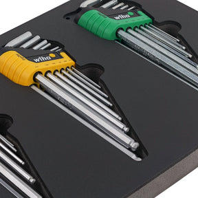 35 Piece ErgoStar L-Key Tray Set - Hex Metric, Hex SAE, Torx