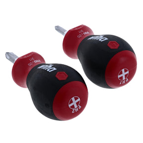 2 Piece SoftFinish Stubby Phillips Screwdriver Set