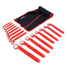 16 Piece Insulated Deep Offset Wrench Set - SAE