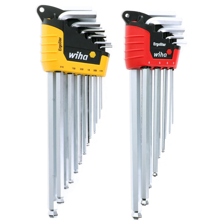 22 Piece MagicRing Ball End Hex L-Key Set - Inch, Metric