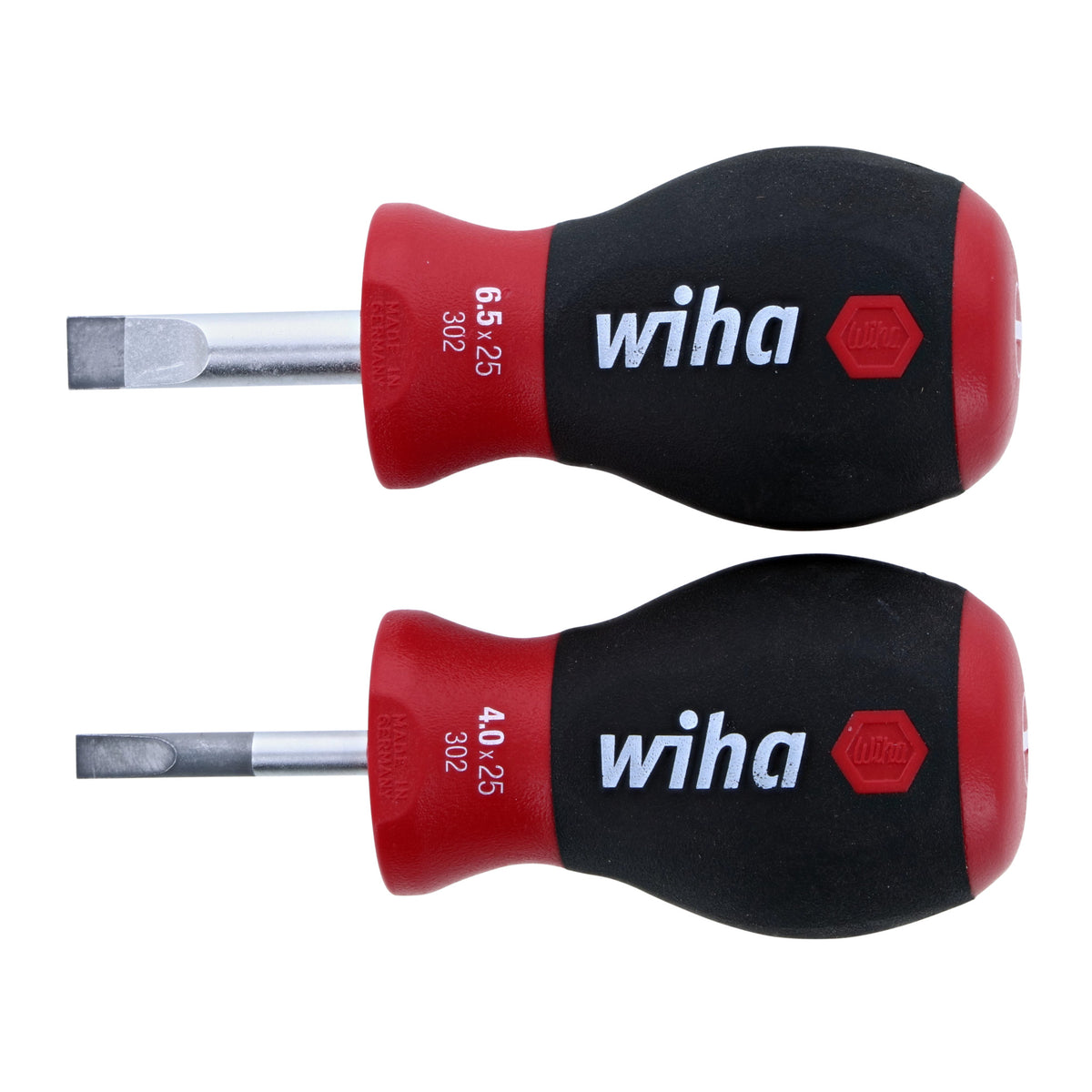 2 Piece SoftFinish Stubby Slotted Screwdriver Set