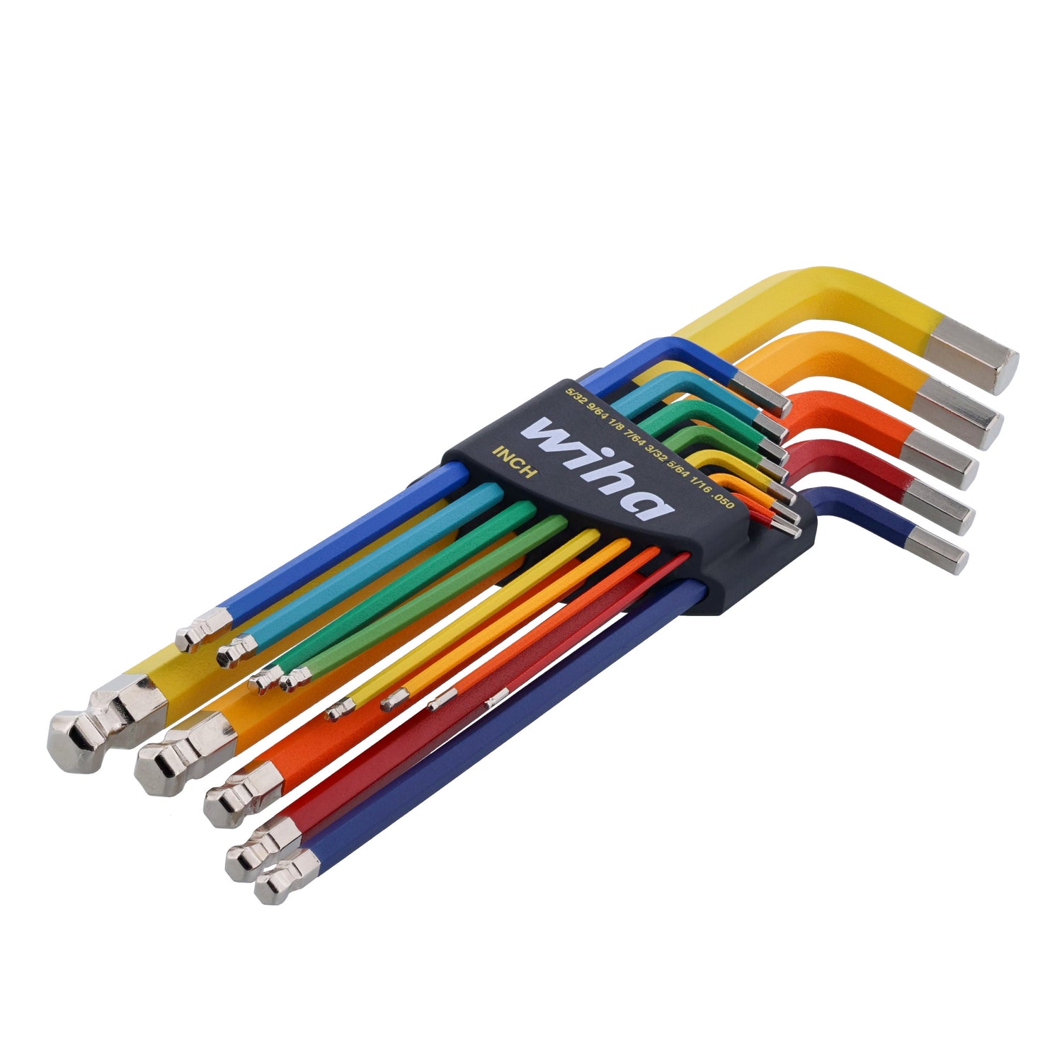 Wiha 66981 Color Coded Hex L-Keys 13 Piece Set Imperial