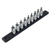 Wiha 71999 9 Piece 3/8" Drive Security Hex Bit Socket Set - SAE