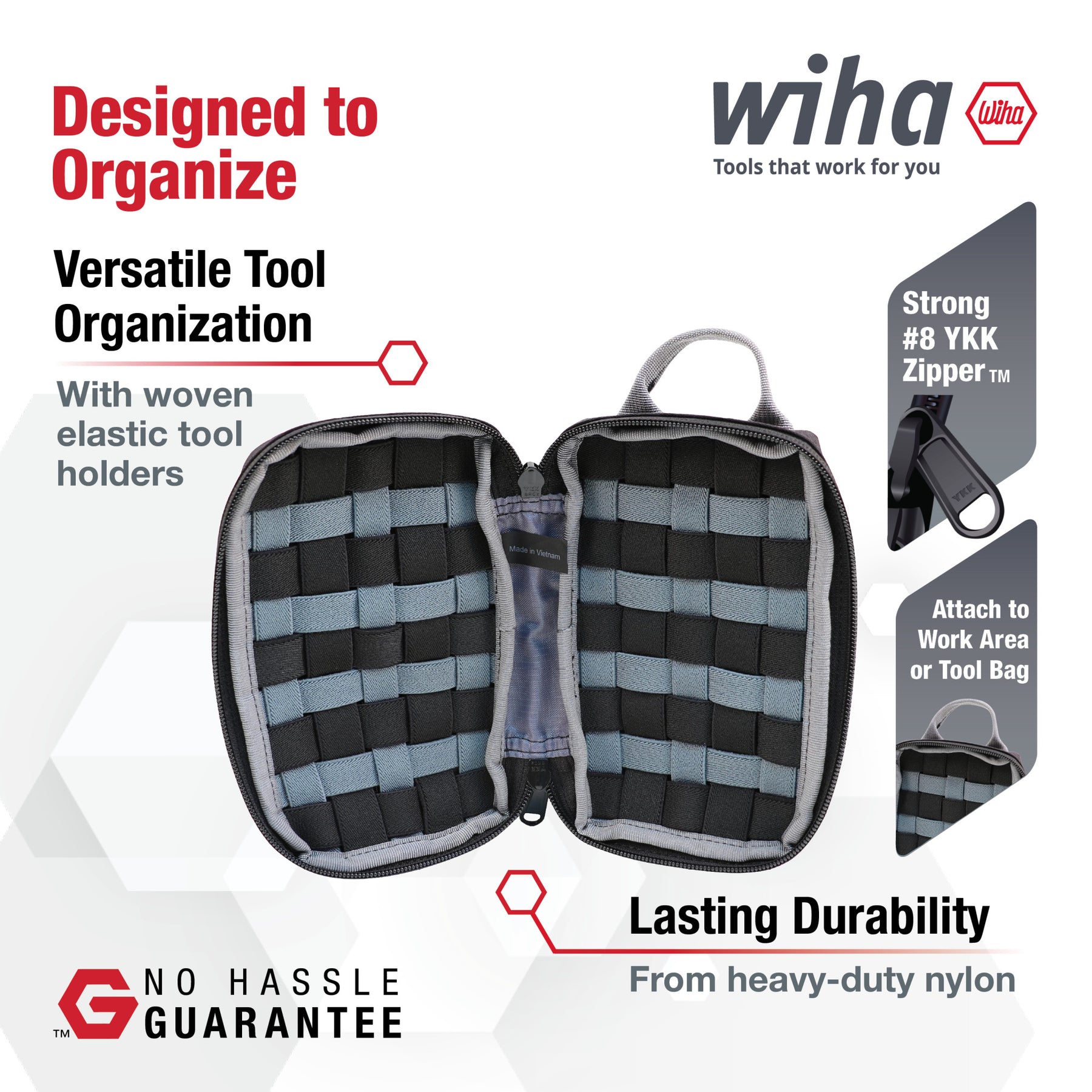 Compact Zipper Tool Organizer
