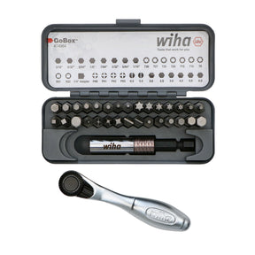 32 Piece GoBox Standard Bit Set with Mini Ratchet