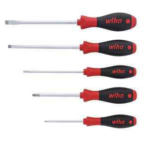 5 Piece SoftFinish Slotted and Phillips Screwdriver Set