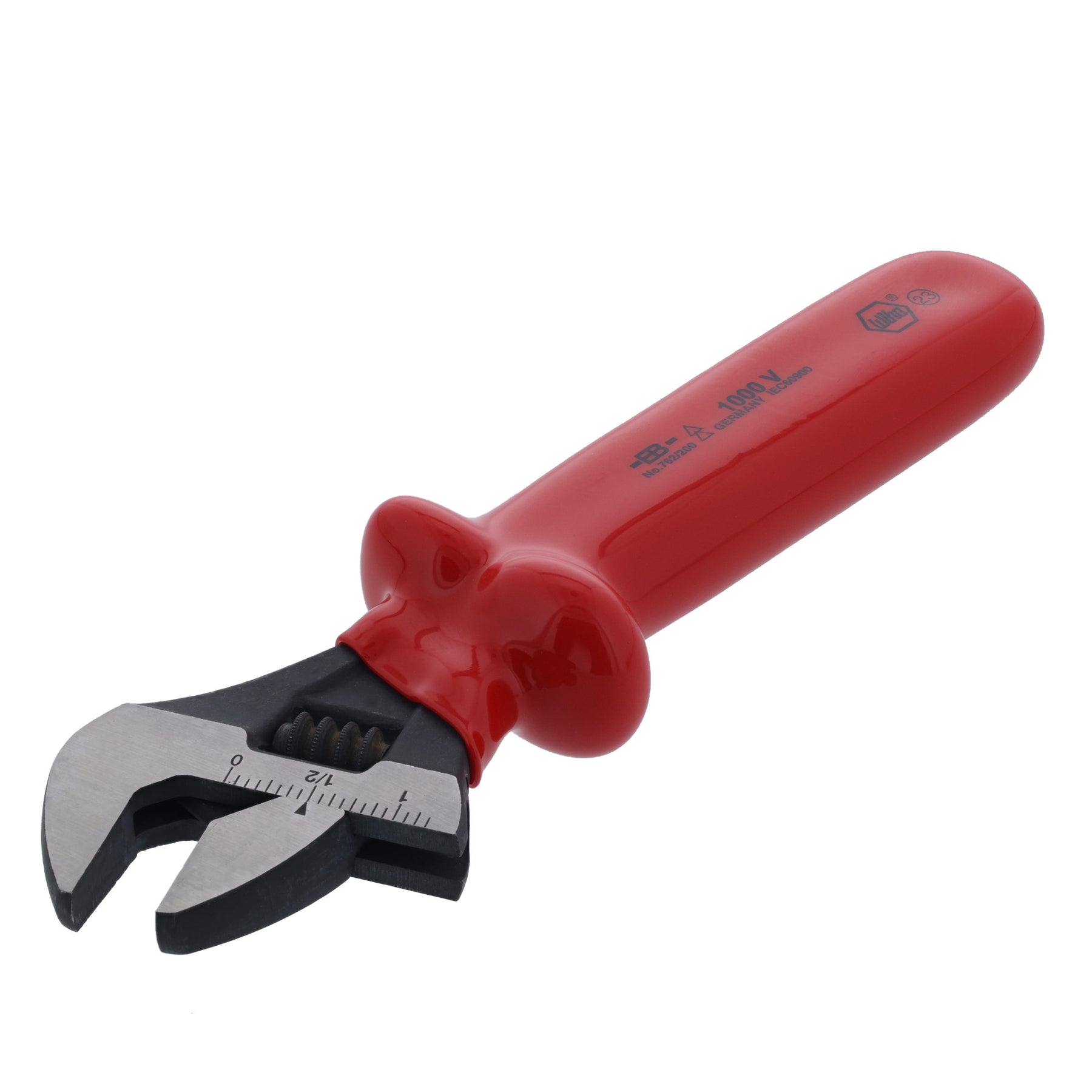Insulated Adjustable Wrench 8"