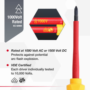 7 Piece Insulated SoftFinish Screwdriver Set