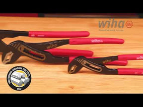 3 Piece Classic Grip V-Jaw Tongue and Groove Pliers Set