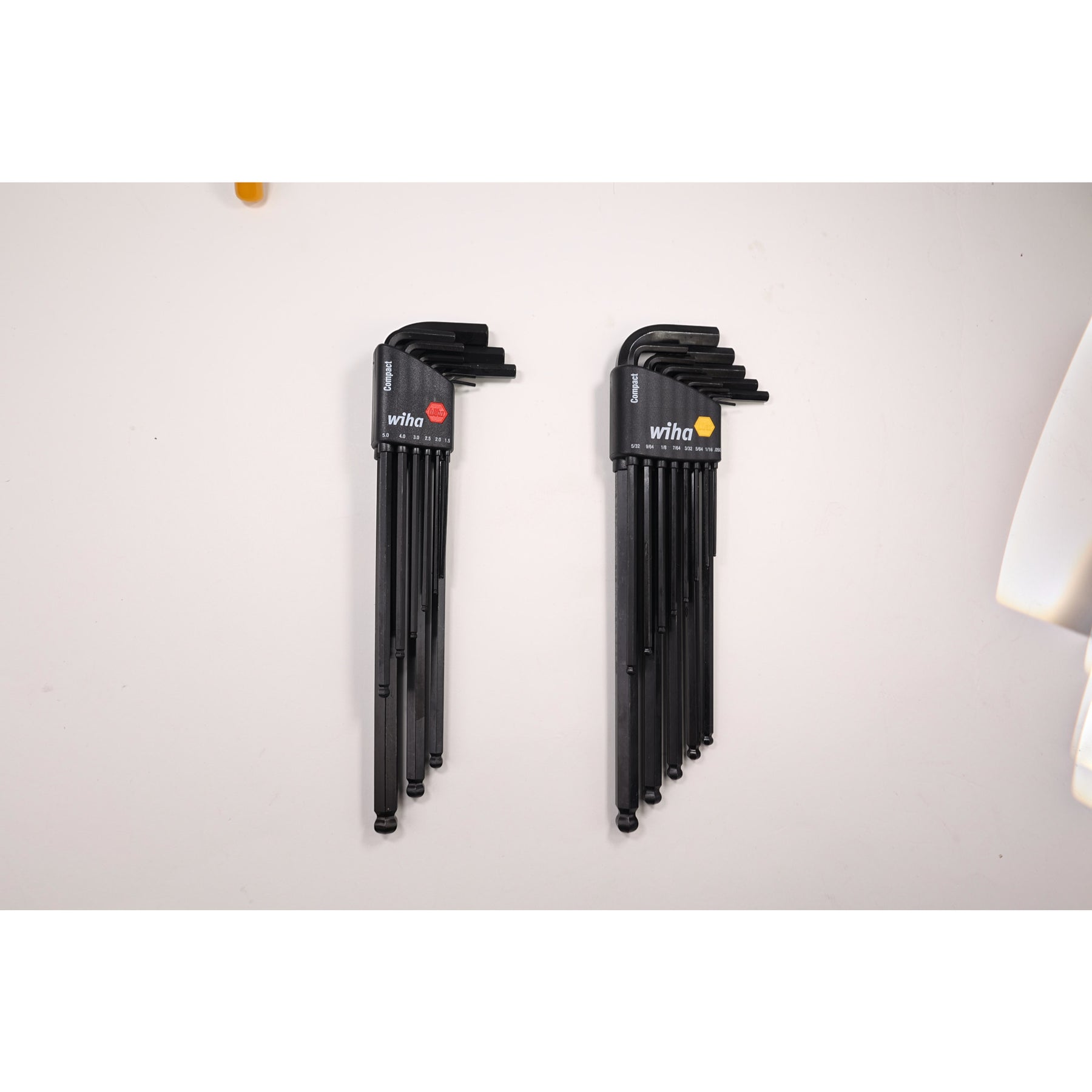 22 Piece Ball End Long Arm Hex L-Key Set - Metric - Inch