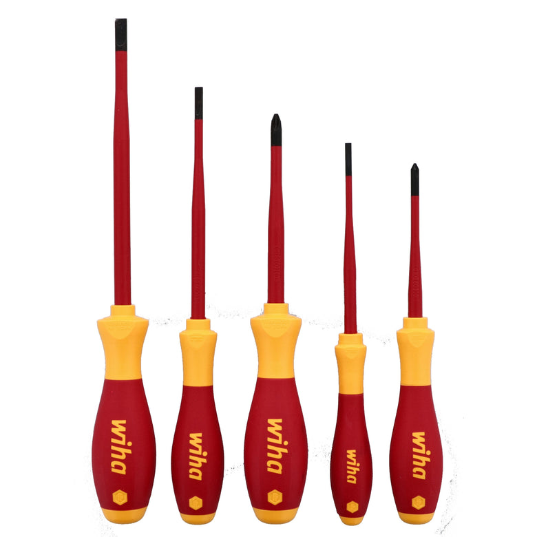5 Piece Insulated SlimLine Screwdriver Set