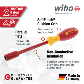 7 Piece Insulated SoftFinish Nut Driver Set - Metric