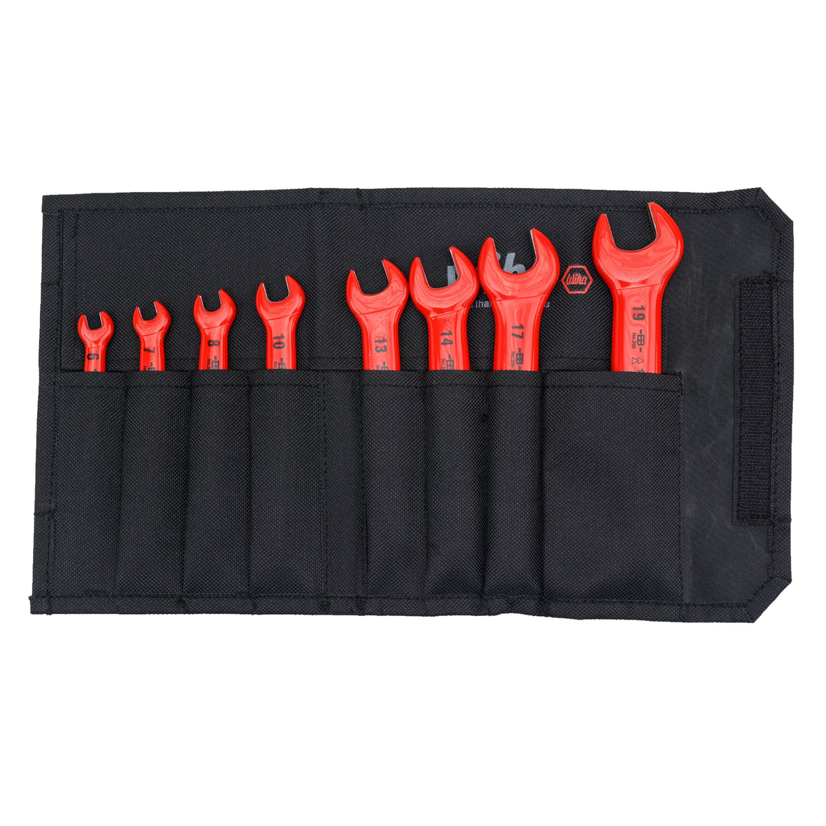 Wiha 20093 8 Piece Insulated Open End Wrench Set - Metric