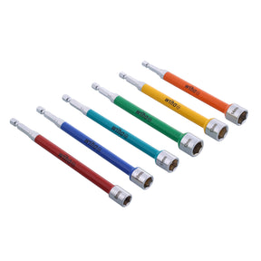 6 Piece Color Coded Magnetic Nut Setter Metric Set