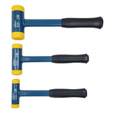 3 Piece Dead Blow Hammer Set - 30mm, 40mm, and 50mm