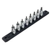 8 Piece Torx Bit Socket 3/8" Drive Set - T9-T40