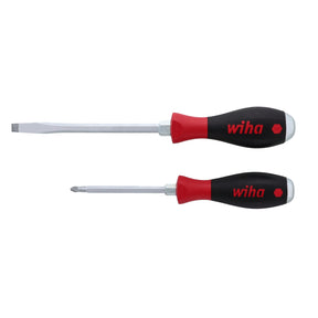 2 Piece SoftFinish X Heavy Duty Slotted and Phillips Screwdriver Set