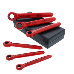 Wiha 21391 Insulated Ratchet Wrench 6 Piece Set - SAE