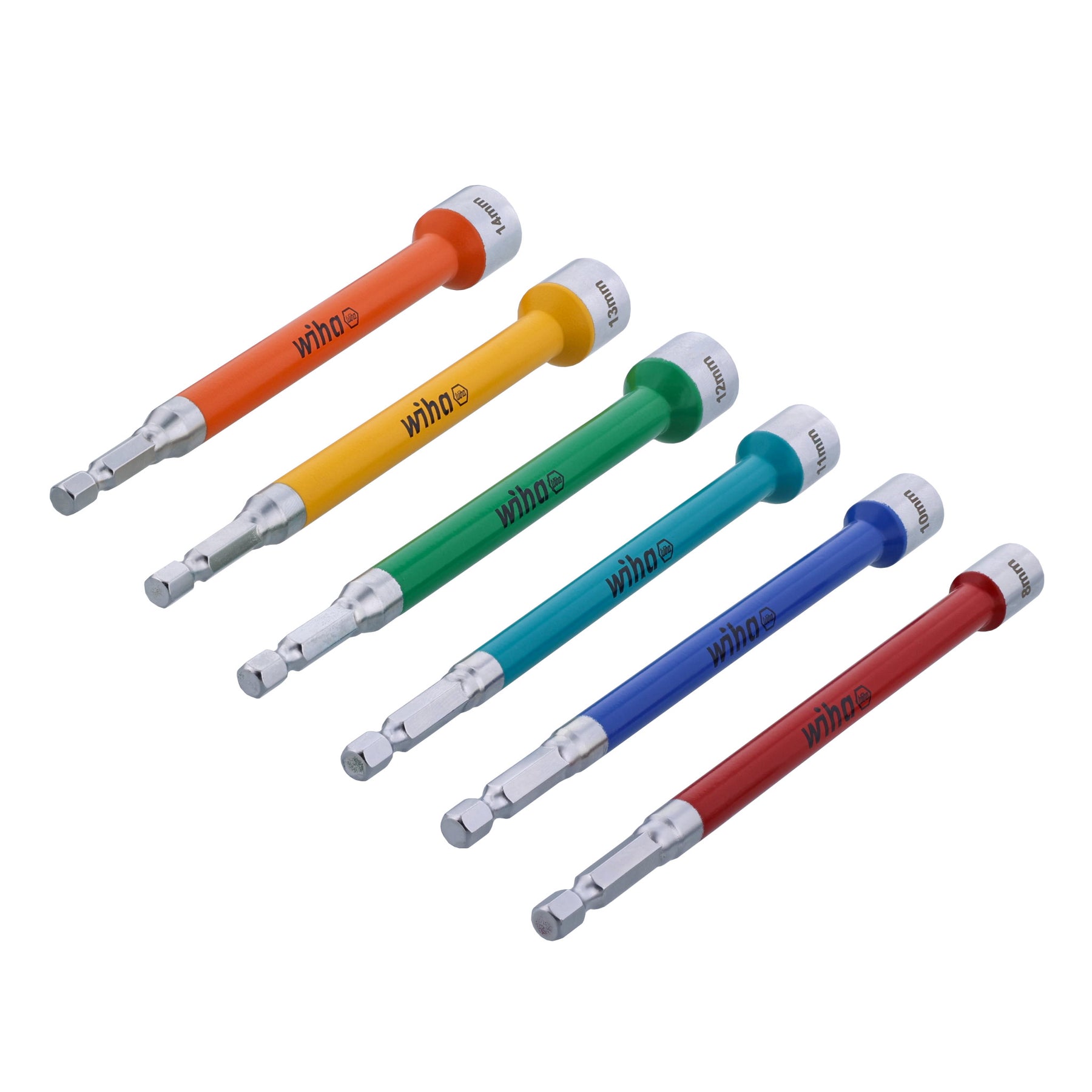 6 Piece Color Coded Magnetic Nut Setter Metric Set