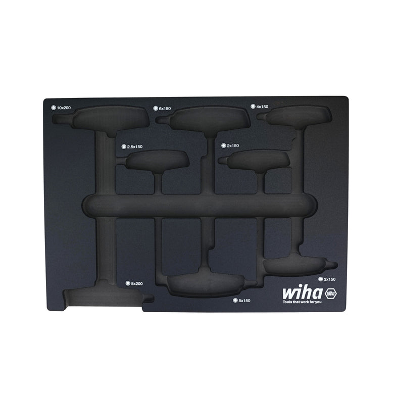 Empty Tray for 8 Piece SoftGrip Dual Drive Hex Metric T-Handle Tray Set