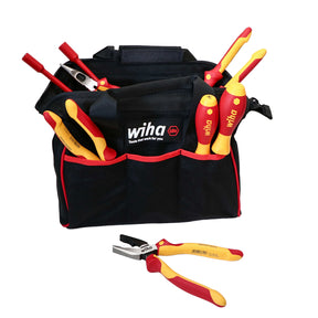 13 Piece Master Electrician's Insulated Tool Set in Canvas Tool Bag