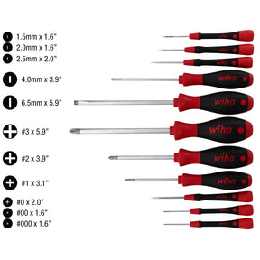 11 Piece SoftFinish and PicoFinish Precision Screwdriver Driver Set