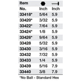 SoftGrip Hex T-Handle 3/32"