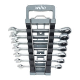 Wiha 30390 7 Piece Combination Ratchet Wrench Set - Metric
