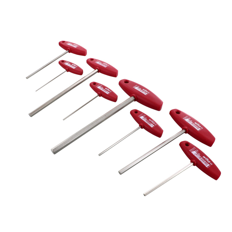 8 Piece Classic Grip Hex Metric T-Handle Set