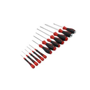 12 Piece Screwdriver Set - PicoFinish Precision, SoftFinish Standard and XHeavy Duty