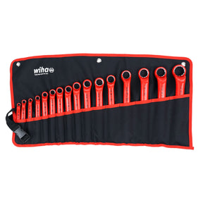 Wiha 21094 16 Piece Insulated Deep Offset Wrench Set - SAE