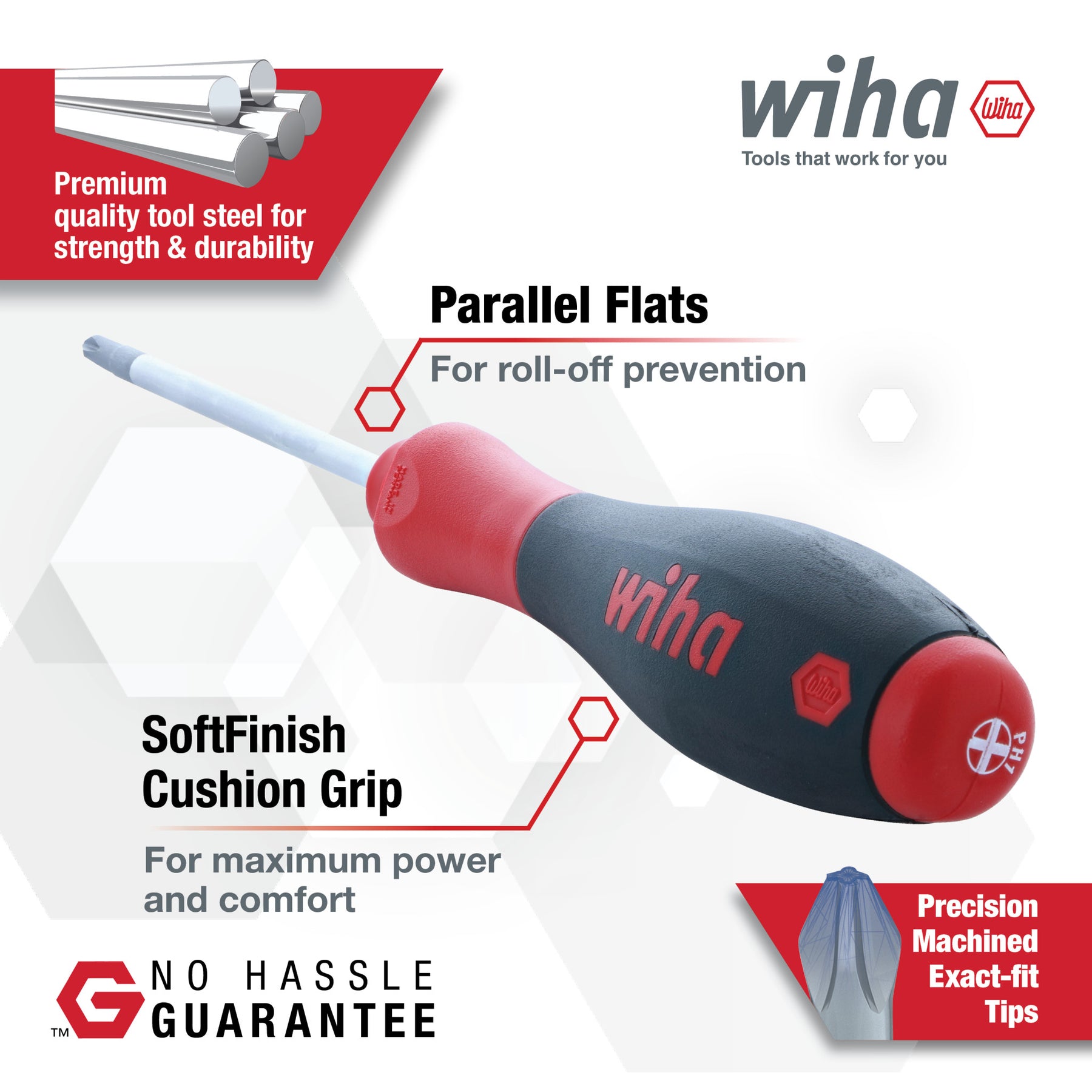 12 Piece Screwdriver Set - PicoFinish Precision, SoftFinish Standard and Stubby