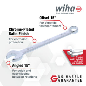 31 Piece Combination Wrench Tray Set - SAE and Metric