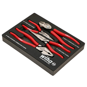 4 Piece Classic Grip Pliers and Cutters Tray Set