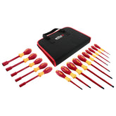 Wiha 32190 15 Piece Insulated SoftFinish Screwdriver and Nut Driver Set