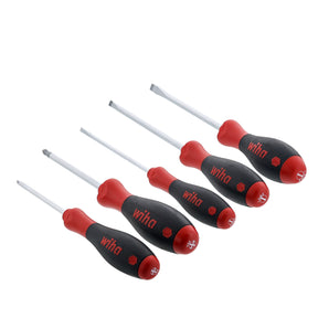 5 Piece SoftFinish Slotted and Phillips Screwdriver Set