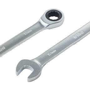 12 Piece Combination Ratchet Wrench Set - Metric