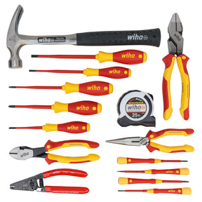 16 Piece Apprentice Electrician's Insulated Tool Kit in Heavy Duty Backpack