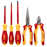 Wiha 32856 5 Piece Insulated Pliers-Cutters and Screwdriver Set