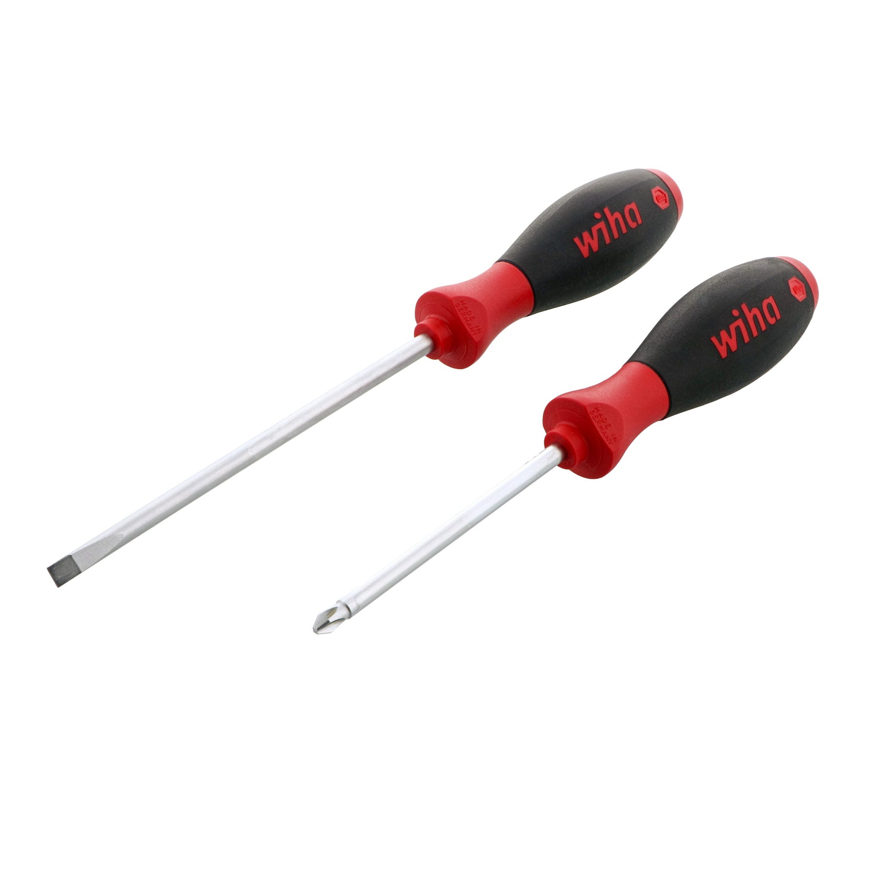 Wiha 30279 2 Piece SoftFinish Slotted and Phillips Screwdriver Set