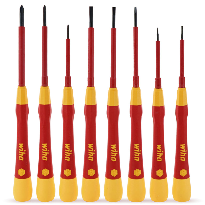 8 Piece Insulated PicoFinish Precision Screwdriver Set