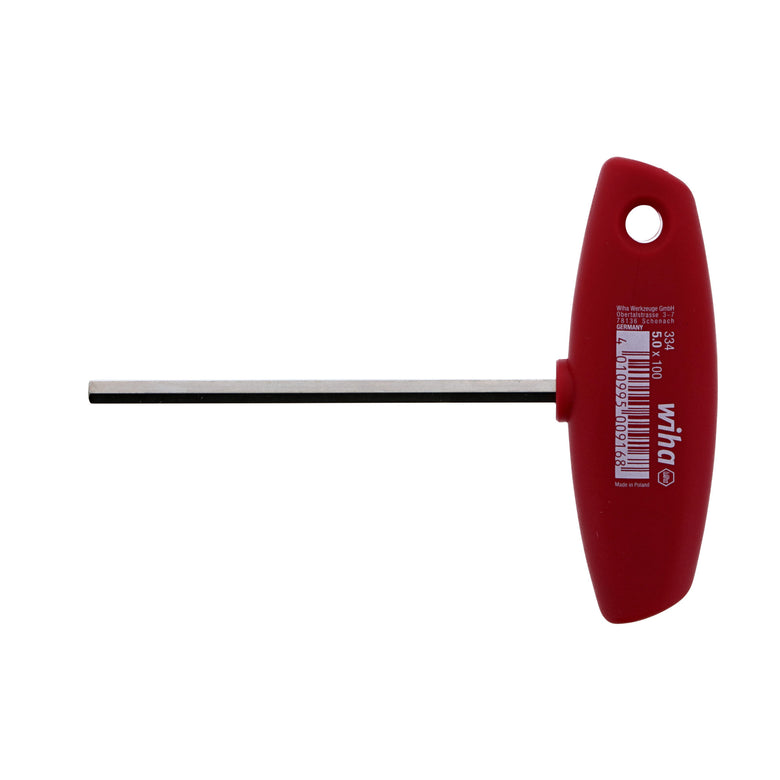 Classic Grip Hex Metric T-Handle 5.0mm x 100mm